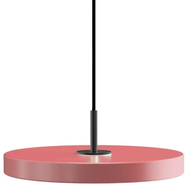 Φωτιστικό Οροφής Asteria Mini Black 2432C4175 Φ31x3.3cm Led 900lm 14W 3000k Nuance Rose Umage
