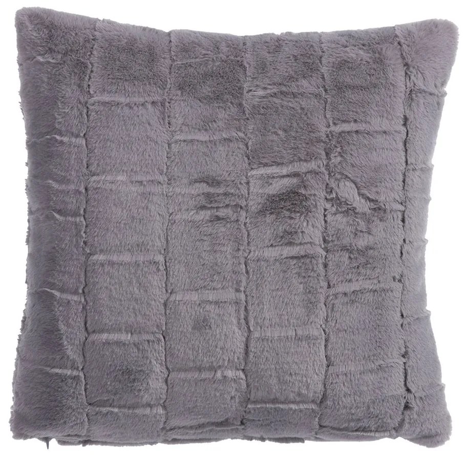 Γούνινο Διακοσμητικό Μαξιλάρι (45x45) Nef-Nef Homeware Elements Barlow Grey