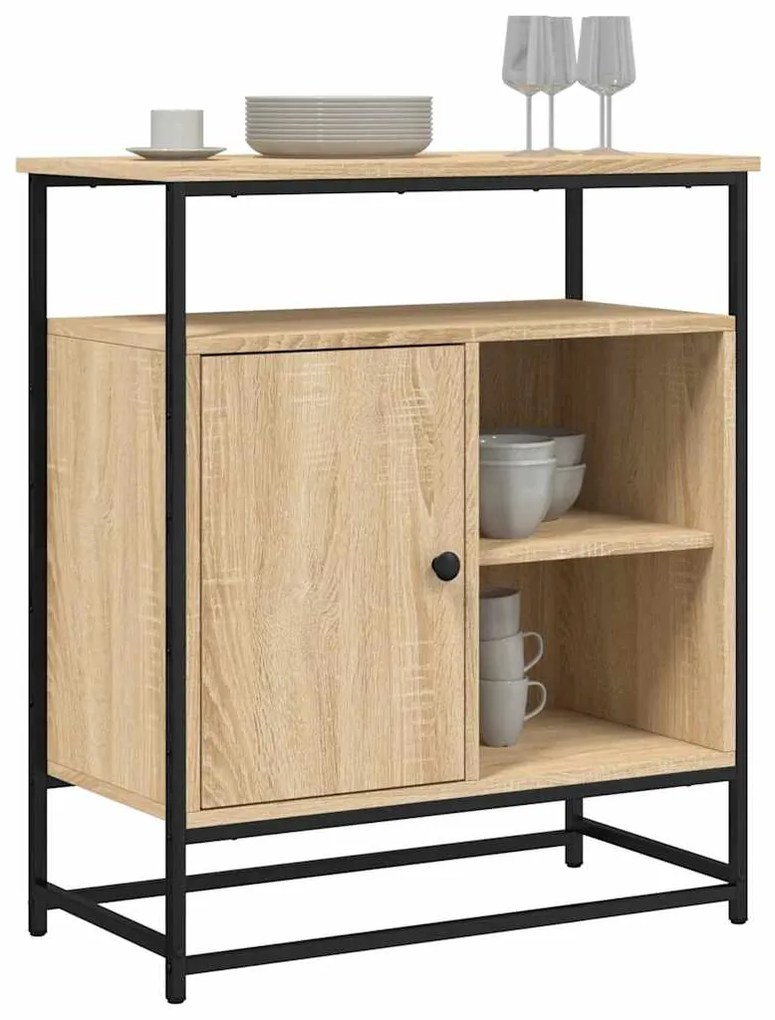 vidaXL Μπουφές Sonoma Δρυς 69 x 35 x 80 εκ. από Τεχνητό Ξύλο