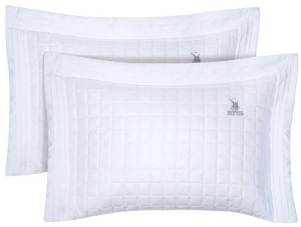 Μαξιλαροθήκες 2354 (Σετ 2τμχ) White Greenwich Polo Club 50Χ70 Microfiber