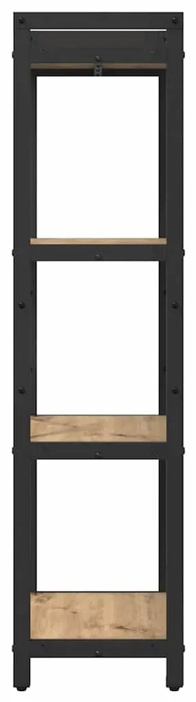 vidaXL Βιβλιοθήκη artisan δρυς 40 x 30 x 118 εκ Επεξεργασμένο ξύλο