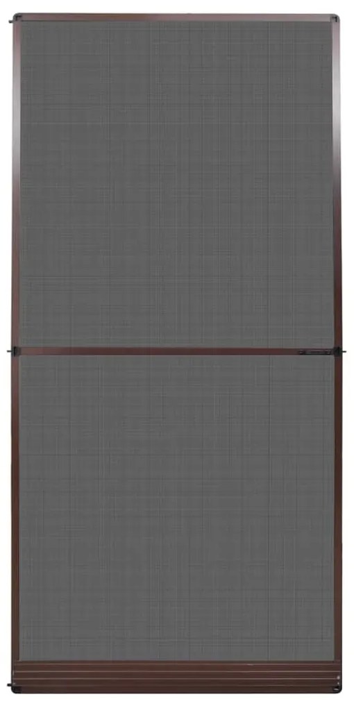 Σήτα Πόρτας με Μεντεσέδες Καφέ 120 x 240 εκ. - Καφέ