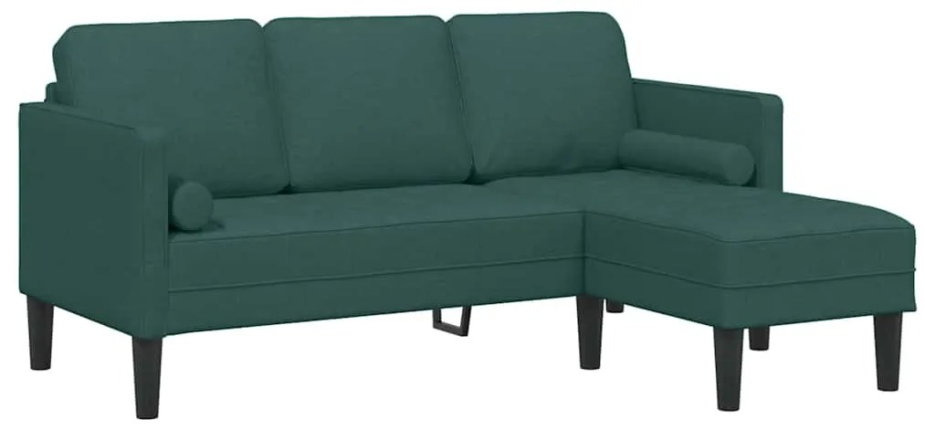 vidaXL Σετ Καναπέ Σκούρο Πράσινο 173 x 131 x 67 εκ ύφασμα