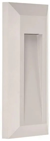 Απλίκα Φωτιστικό Τοίχου 1W 80X200X27MM 3000k IP65 Eurolamp-145-52058-Λευκό 145-52058