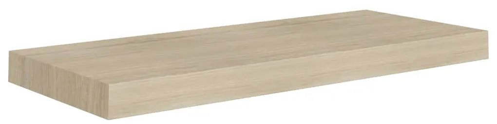 vidaXL Ράφια Τοίχου 2 τεμ. Χρώμα Δρυός 60x23,5x3,8 εκ. MDF