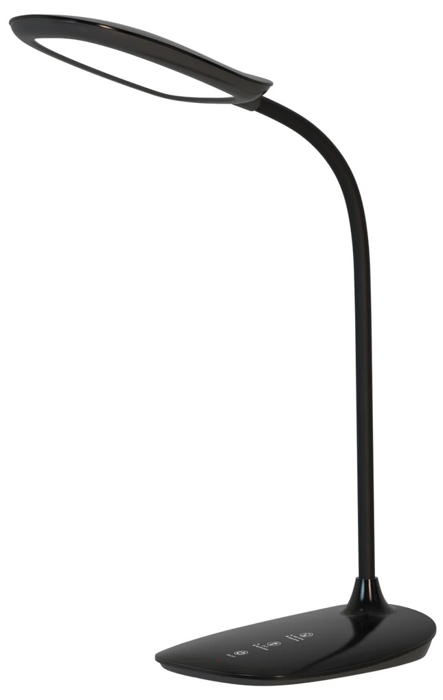 ΦΩΤΙΣΤΙΚΟ ΓΡΑΦΕΙΟΥ LED BLAIN HM4444.02 ΜΑΥΡΟ ABS 13,6x17,7x40Υ εκ.