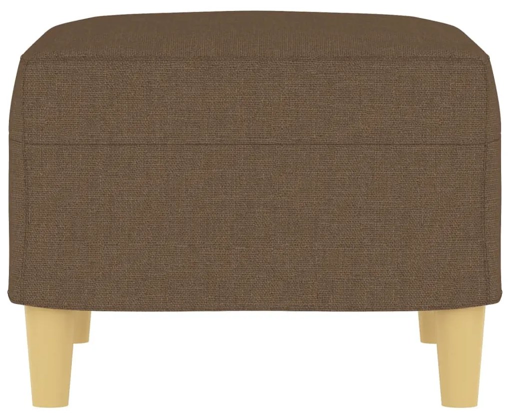 vidaXL Υποπόδιο Καφέ60x50x41 εκ. Υφασμάτινο