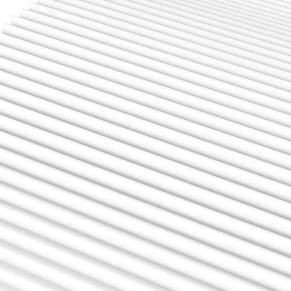 vidaXL Στρώμα Αφρού Σκληρότητα H2 H3 Λευκό 180x220 εκ.