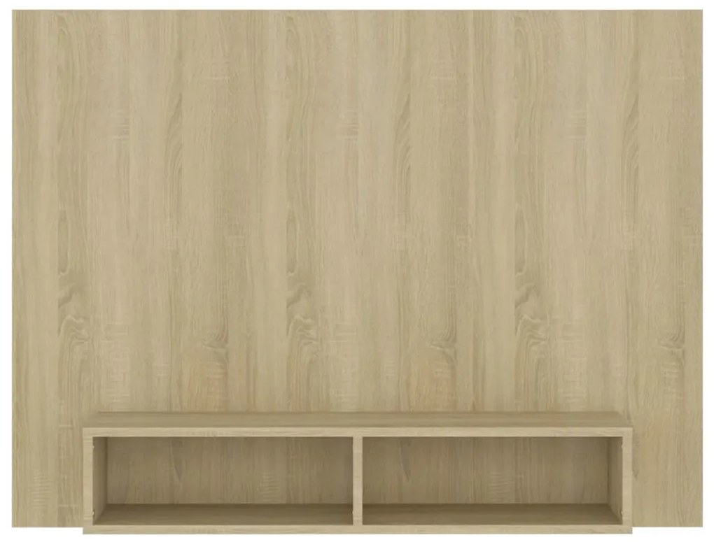 vidaXL Έπιπλο Τηλεόρασης Τοίχου Sonoma Δρυς 120x23,5x90εκ. Μοριοσανίδα