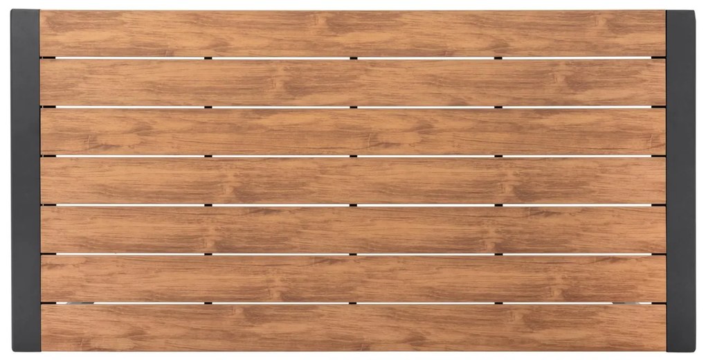 Τραπέζι GOYA Αλουμίνιο Ανθρακί και Polywood 160x80x75Υ εκ. 160x80x75 εκ.