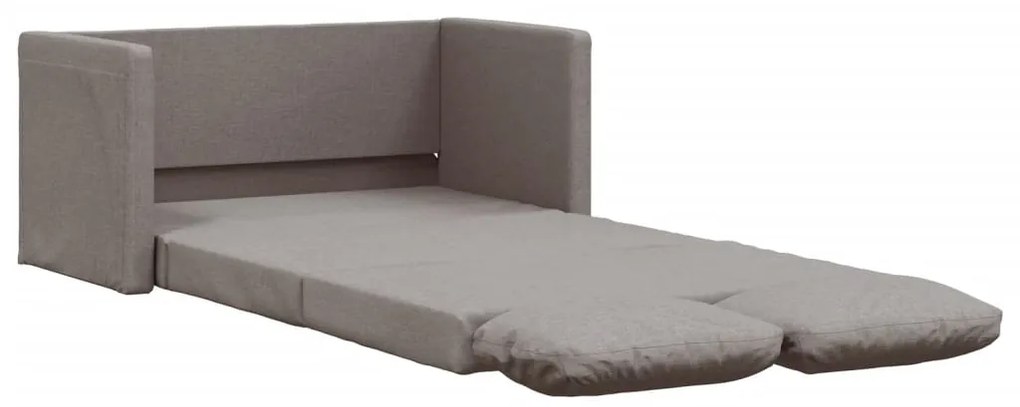 vidaXL Καναπές-Κρεβάτι Δαπέδου 2 σε 1 Taupe 112x174x55 εκ. Ύφασμα