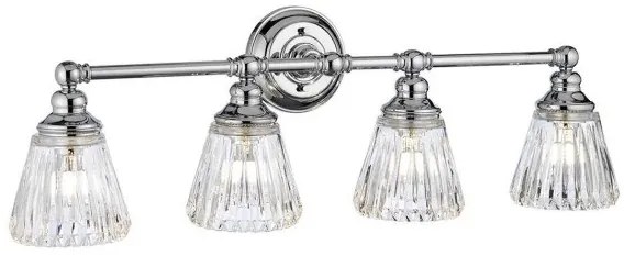 Απλίκα Φωτιστικό Μπάνιου 4xG9 Χρώμιο IP44 Keynes QN-KEYNES4-BATH Quintiesse Elstead Lighting-QN-KEYNES4-BATH-Χρώμιο QN-KEYNES4-BATH