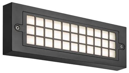 Απλίκα LED Εξωτερικού Χώρου Eurolamp Senario 145-52117 Black 3CCT