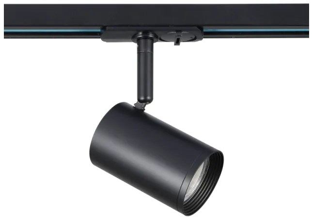 Σποτ Φωτιστικό Ράγας GU10 IP20 No68 3c ACA-TS68GU3CB-Μαύρο TS68GU3CB