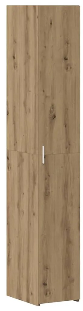 vidaXL Λεπτός Ντουλάπι Αποθήκευσης artisan δρυς 30 x 42.5 x 225 εκ