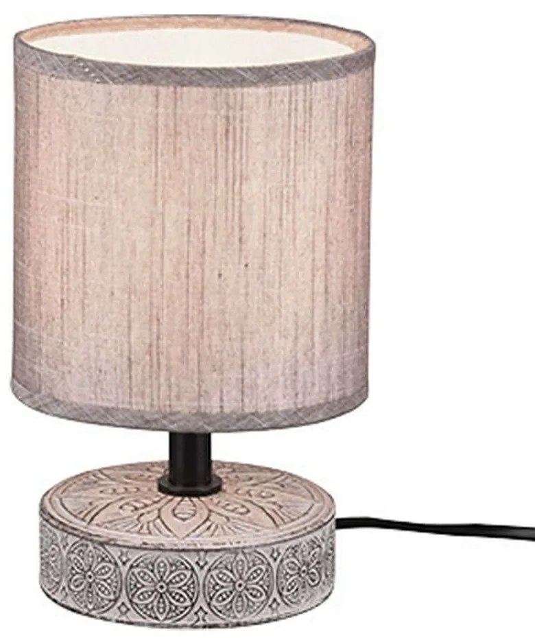 Φωτιστικό Επιτραπέζιο Marie R50980126 1xE14 28W Φ13cm 20cm Brown RL Lighting Ceramic,Fabric