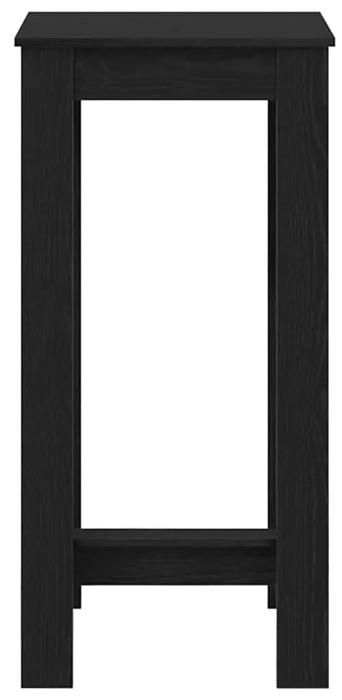 vidaXL Τραπέζι μπαρ Μαύρη Οξυά 51 x 50 x 103.5 εκ. Επεξεργασμένο ξύλο