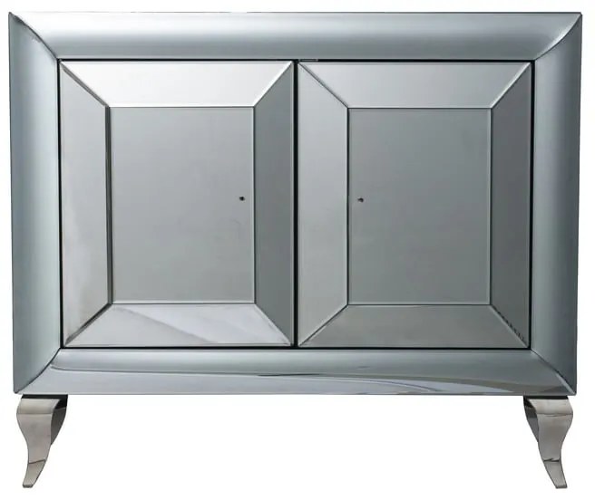 Artekko Sherde MDF Wood and Mirror Storage Cabinet (100x39x86)cm Artekko 44531
