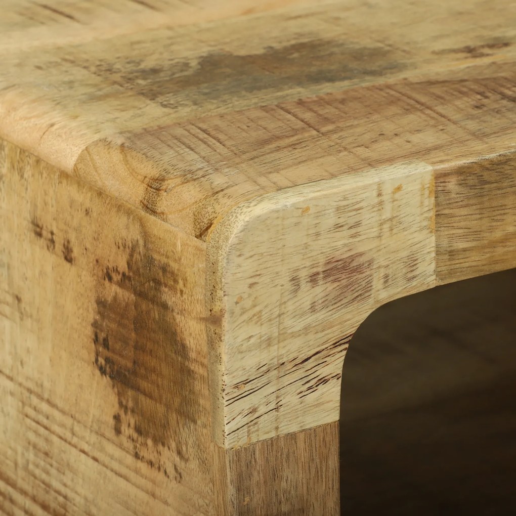 vidaXL Τραπέζι καφέ 50x50x35 εκ. Μασίφ ξύλο μάνγκο