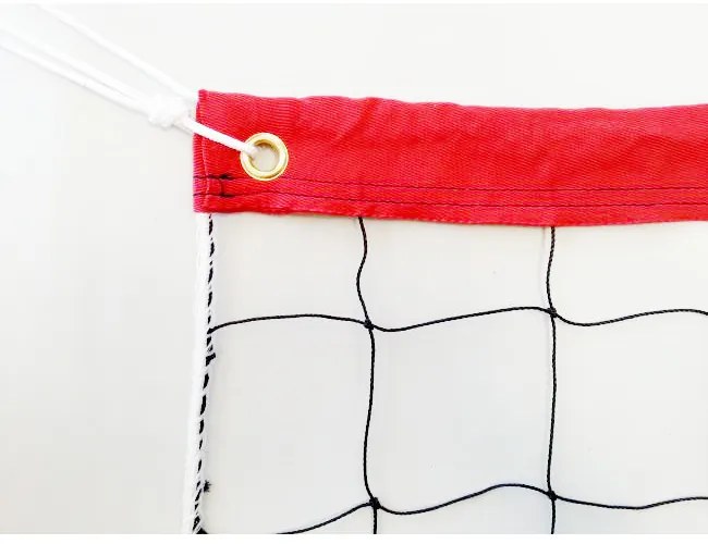 Δίχτυ Beach Volley Minerva 2.0mm Συρματόσχοινο Κόκκινο 30100 PLUS