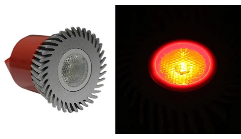 Adeleq Led Λάμπα Ισχύος Mr16 3W 230V 1 Led 30° Κόκκινη 13-160332