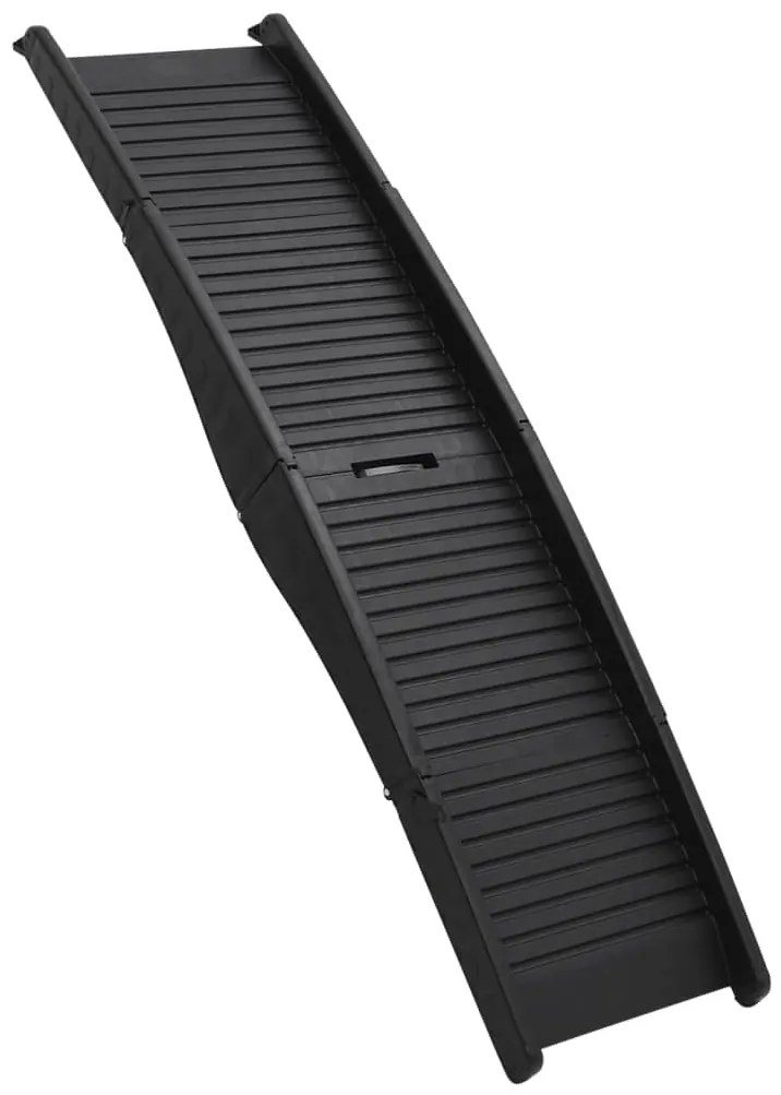 vidaXL Ράμπα Σκύλου Πτυσσόμενη Μαύρη 153 x 40 x 12,5 εκ. από Πλαστικό