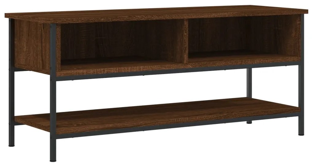 vidaXL Έπιπλο Τηλεόρασης Καφέ Δρυς 100x35x45 εκ. Επεξεργασμένο Ξύλο