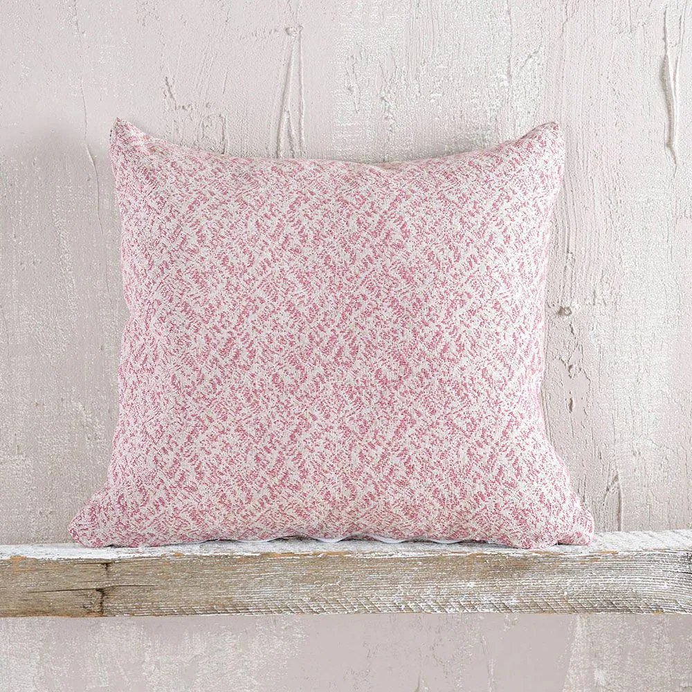 Μαξιλαροθήκη Διακοσμητική Fabio Pink Ρυθμός 40Χ40 Cotton-Polyester
