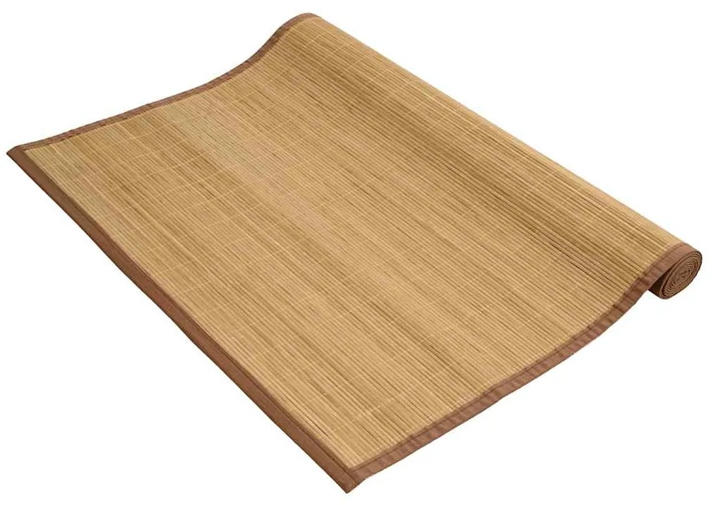 vidaXL Χαλί Καφέ 100 x 160 εκ. από Μπαμπού