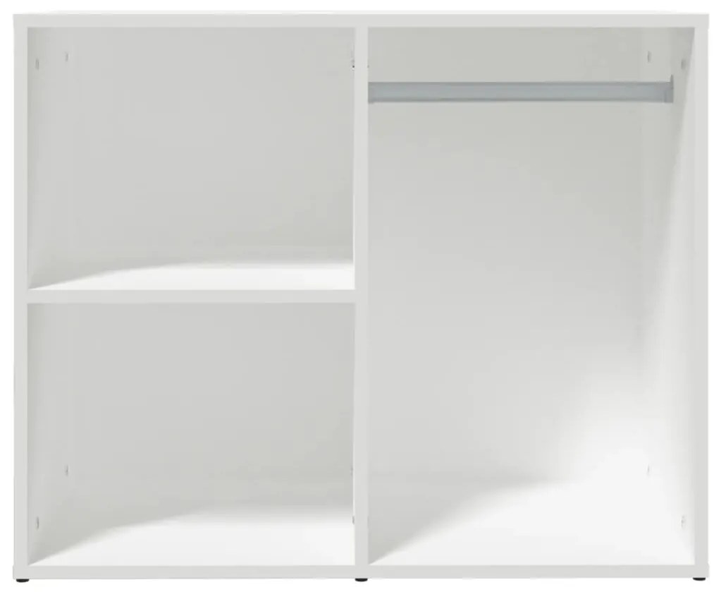 vidaXL Ντουλάπι Γυαλιστερό Λευκό 80 x 40 x 65εκ.από Επεξεργασμένο Ξύλο