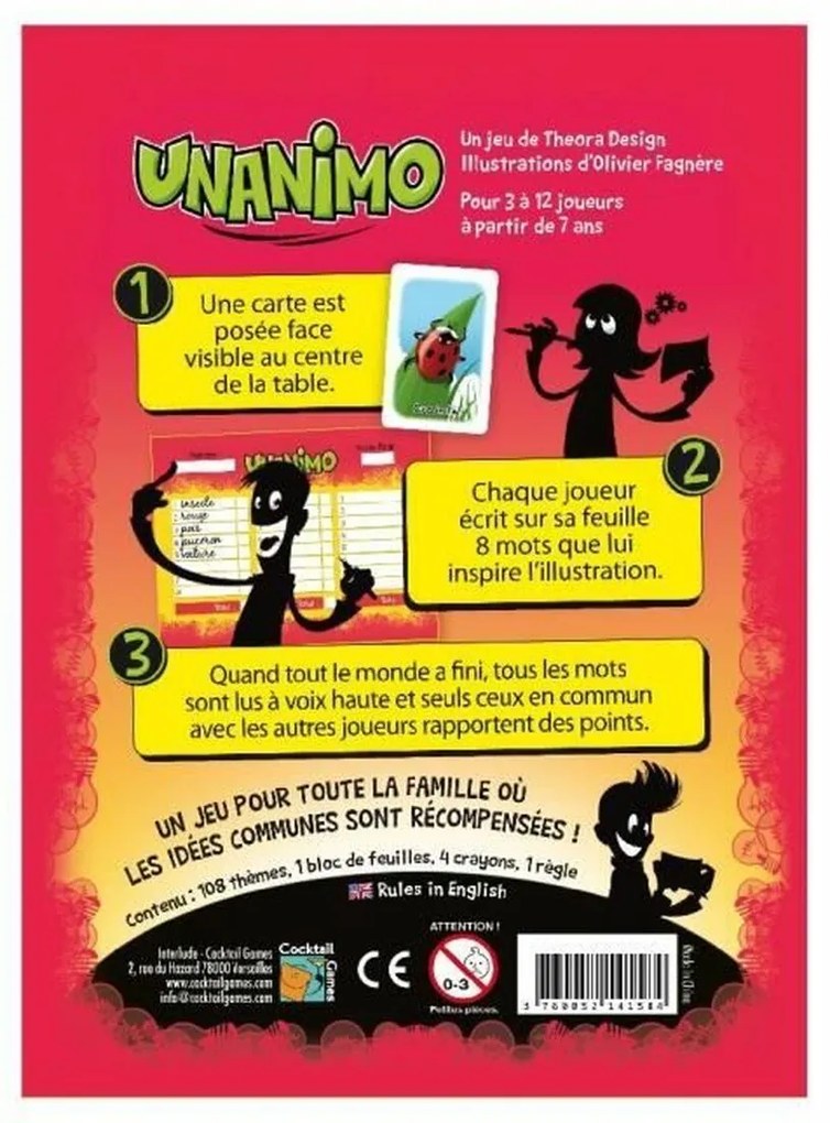 Επιτραπέζιο Παιχνίδι Asmodee Unanimo