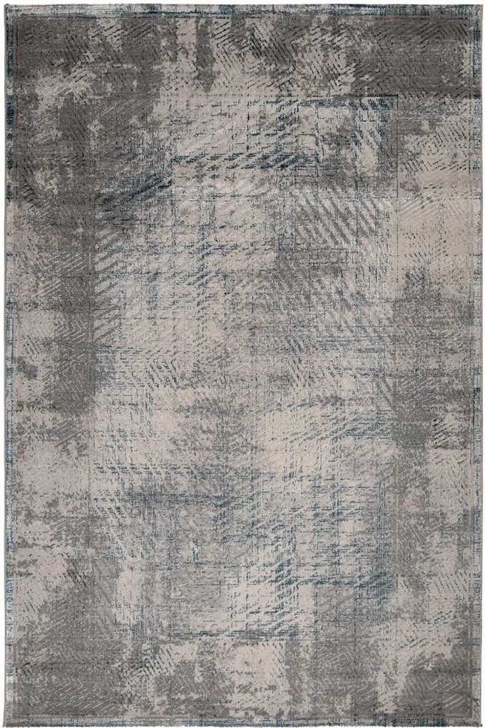 Χαλί Gossip 8300A Grey-Blue Βιοκαρπέτ 67Χ140cm