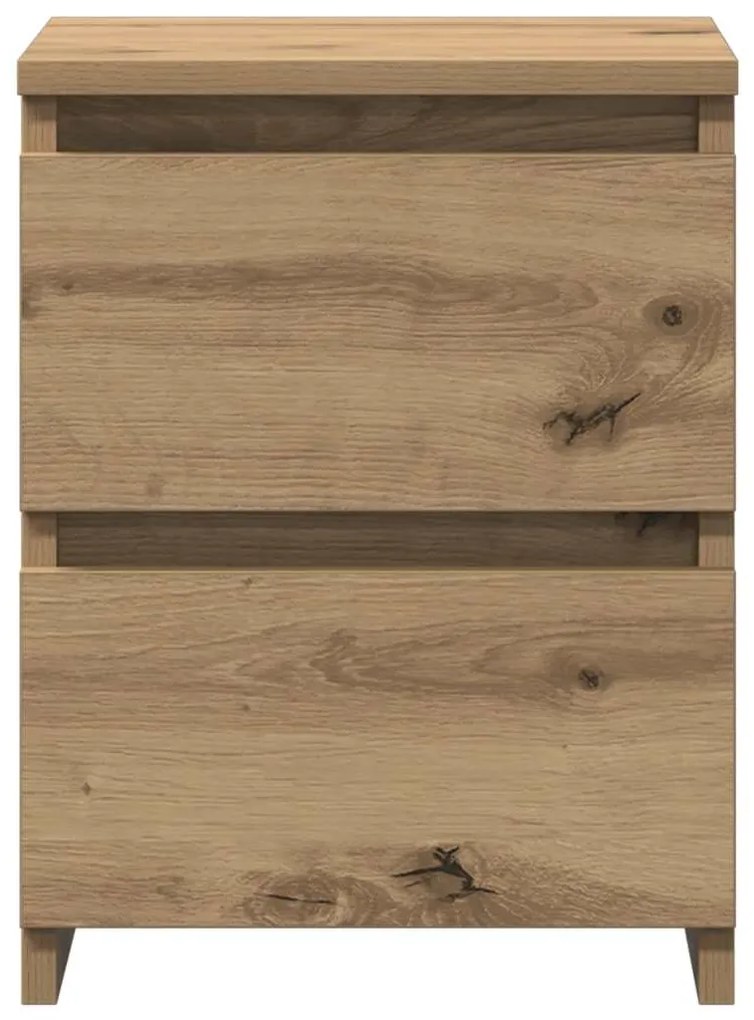 vidaXL Κομοδίνο Αρτισιανή Δρυς 30x30x40 εκ. από Επεξεργασμένο Ξύλο