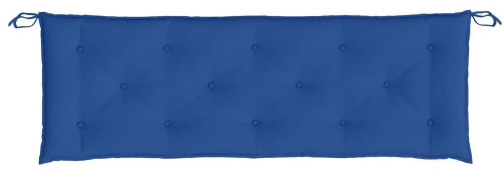Μαξιλάρι Πάγκου Κήπου Μπλε 150x50x7 εκ. Ύφασμα Oxford - Μπλε