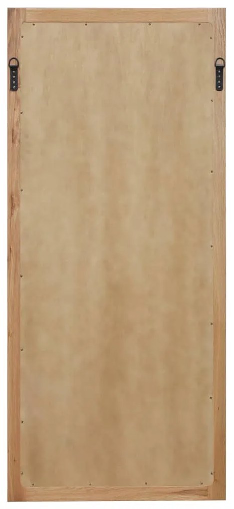 vidaXL Καθρέπτης 50 x 140 εκ. από Μασίφ Ξύλο Δρυός