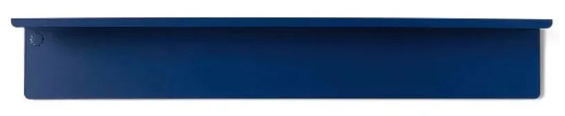Μεταλλικό Pάφι Διπλής Όψης The Ledge Large Μπλε Χάλυβα H12xW85xD13cm Mustard Made