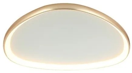 Πλαφονιέρα Φωτιστικό Οροφής 60cm LED 32W IP20 3000K Zambelis-23088-Χρυσό 23088