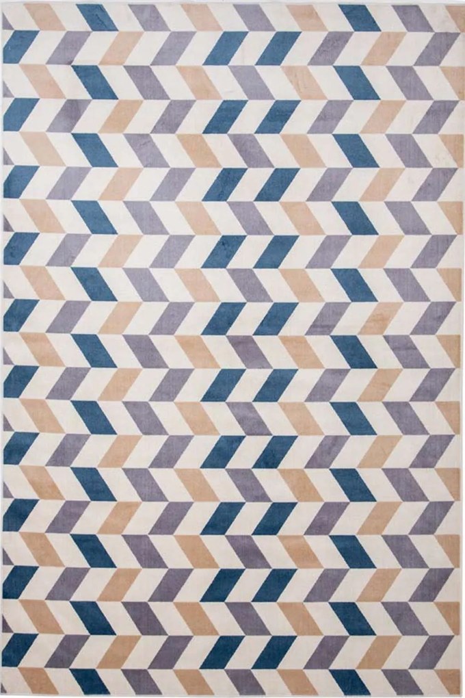 Χαλί Nubia 94 J Beige-Blue Royal Carpet 155X230cm