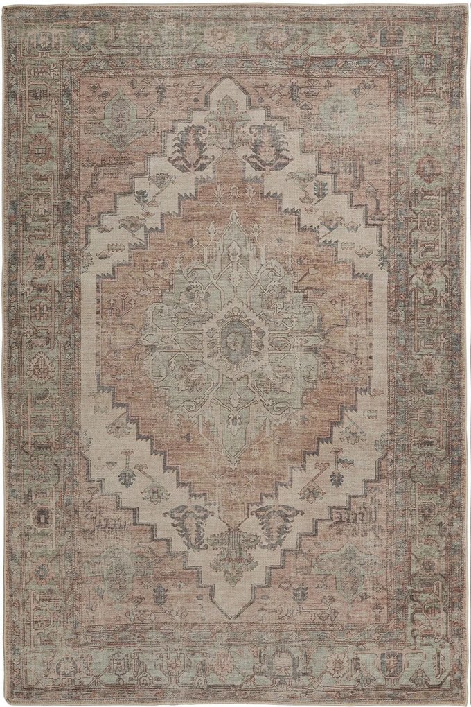 Χαλί Plumeria 5793-01 Beige-Multi Βιοκαρπέτ 120X180cm