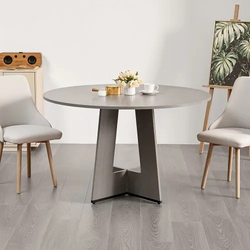 VEVOR 47 in Round Dining Table Wood Kitchen Table for 2-4 Person (Only Table)