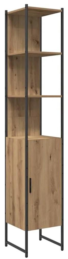 vidaXL Σετ Επίπλων Μπάνιου με αποθήκευση 4 pcs Καφέ 33 x 33 x 185.5 εκ