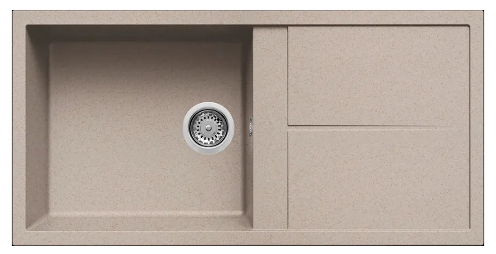 Νεροχύτης κουζίνας UNICO 480 Avena 51 ELLECI 100x50cm - LGU48051