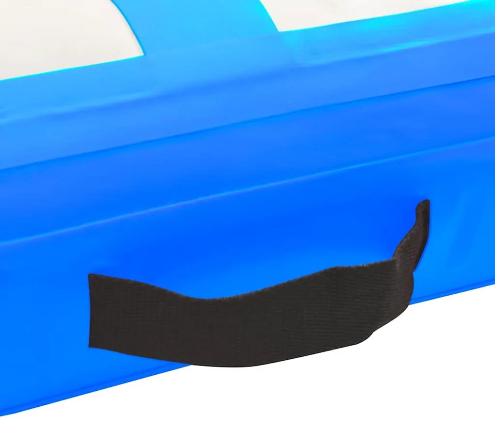 vidaXL Στρώμα Ενόργανης Φουσκωτό Μπλε 500 x 100 x 15 εκ. PVC με Τρόμπα