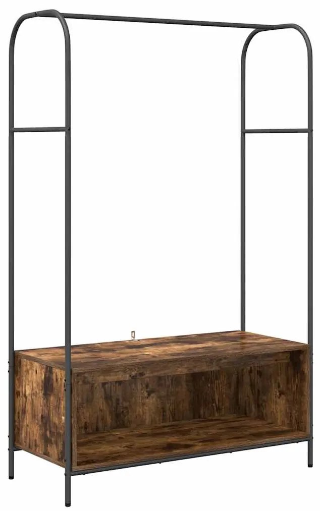 vidaXL Ράφι Ρούχων Καφέ 100 x 44 x 160 εκ Επεξεργασμένο ξύλο