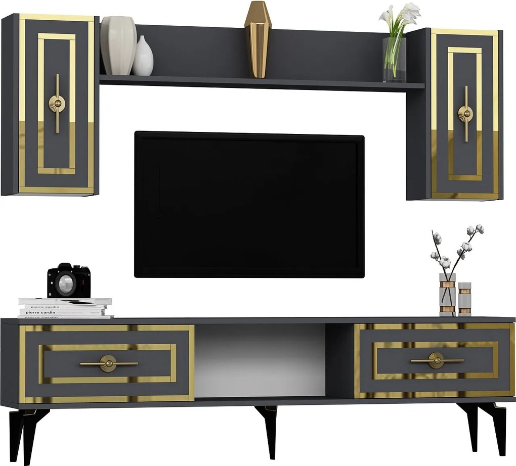 TV Unit Viola - Anthracite Anthracite