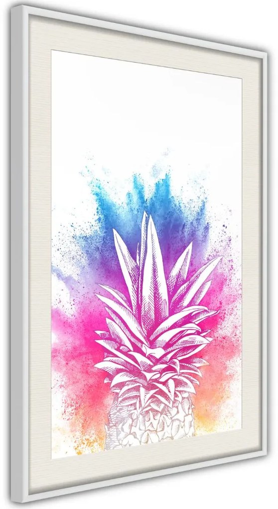 Αφίσα - Rainbow Pineapple Crown - 20x30 - Χρυσό - Χωρίς πασπαρτού