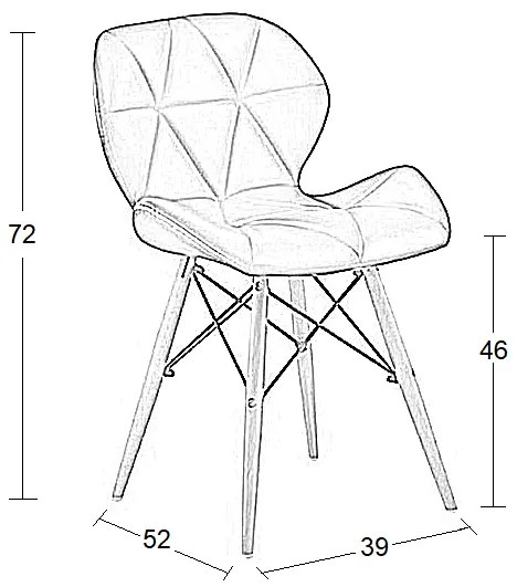 ΚΑΡΕΚΛΑ ΤΡΑΠΕΖΑΡΙΑΣ ΞΥΛΙΝΗ 4ΤΜΧ MARGO ΛΕΥΚΟ PU 39X52X72ΕΚ.