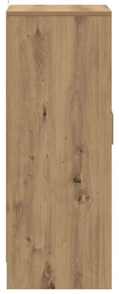 vidaXL Παπουτσοθήκη Αρτισιανή Δρυς 60x35x92 εκ. Επεξεργασμένο Ξύλο