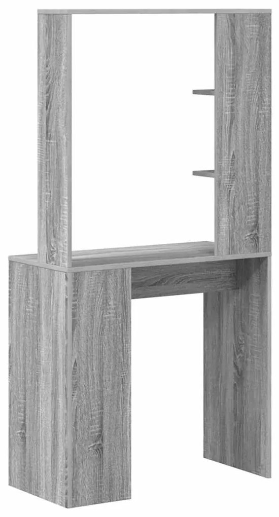 vidaXL Γραφείο Γκρι sonoma 78.5 x 37 x 154.5 εκ Επεξεργασμένο ξύλο