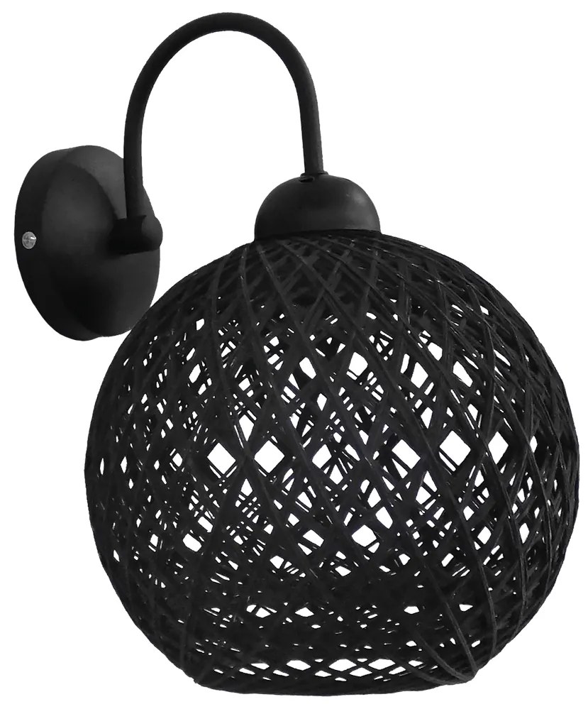 Απλίκα Τοίχου Heronia Silk 31-1154 Rope Black